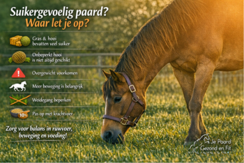 🐴 Suikergevoelig paard? Waar moet je op letten?